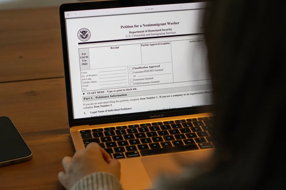 USCIS Form I-129 for H-1B and other temporary worker petitions